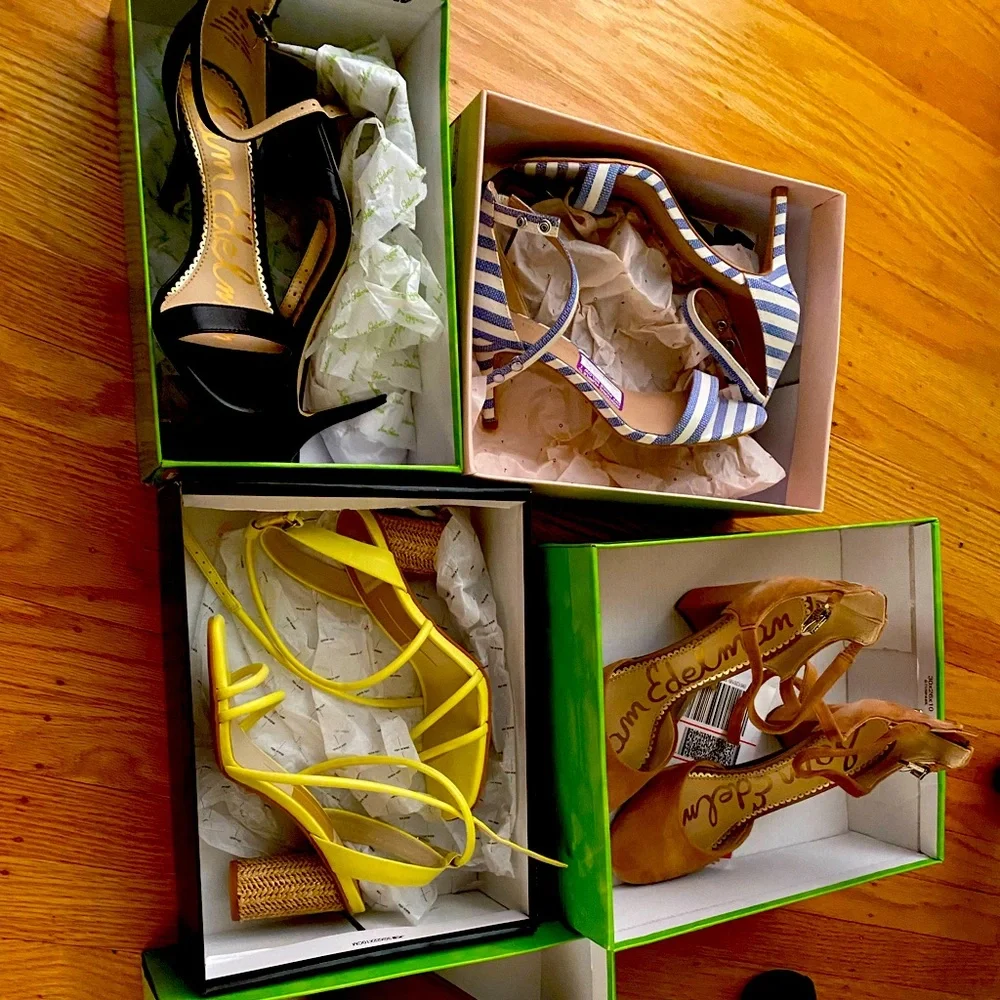 LOT If 4 NIB Sam Edelman/ Dolce Vita Heels/ BCBG